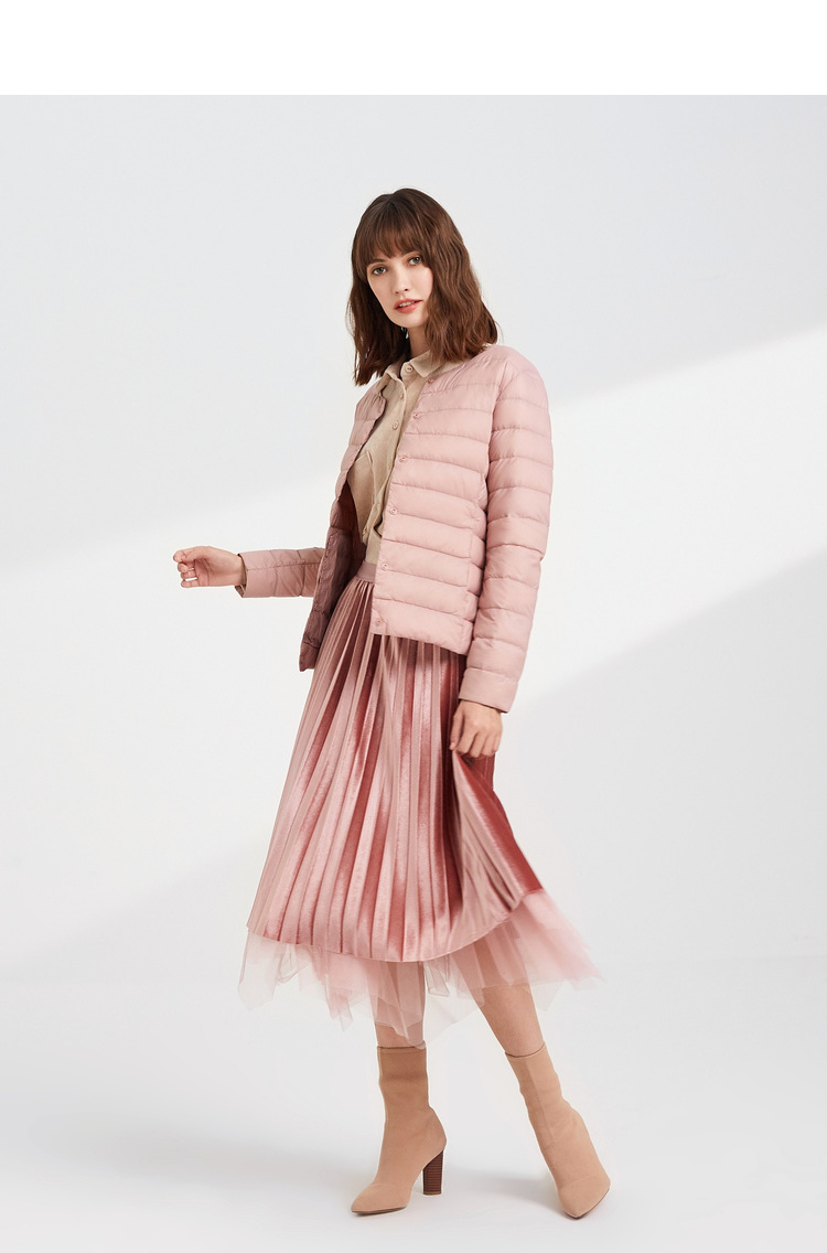 波司登outlets奥莱女装内外穿保暖新款短款长袖秋冬马甲