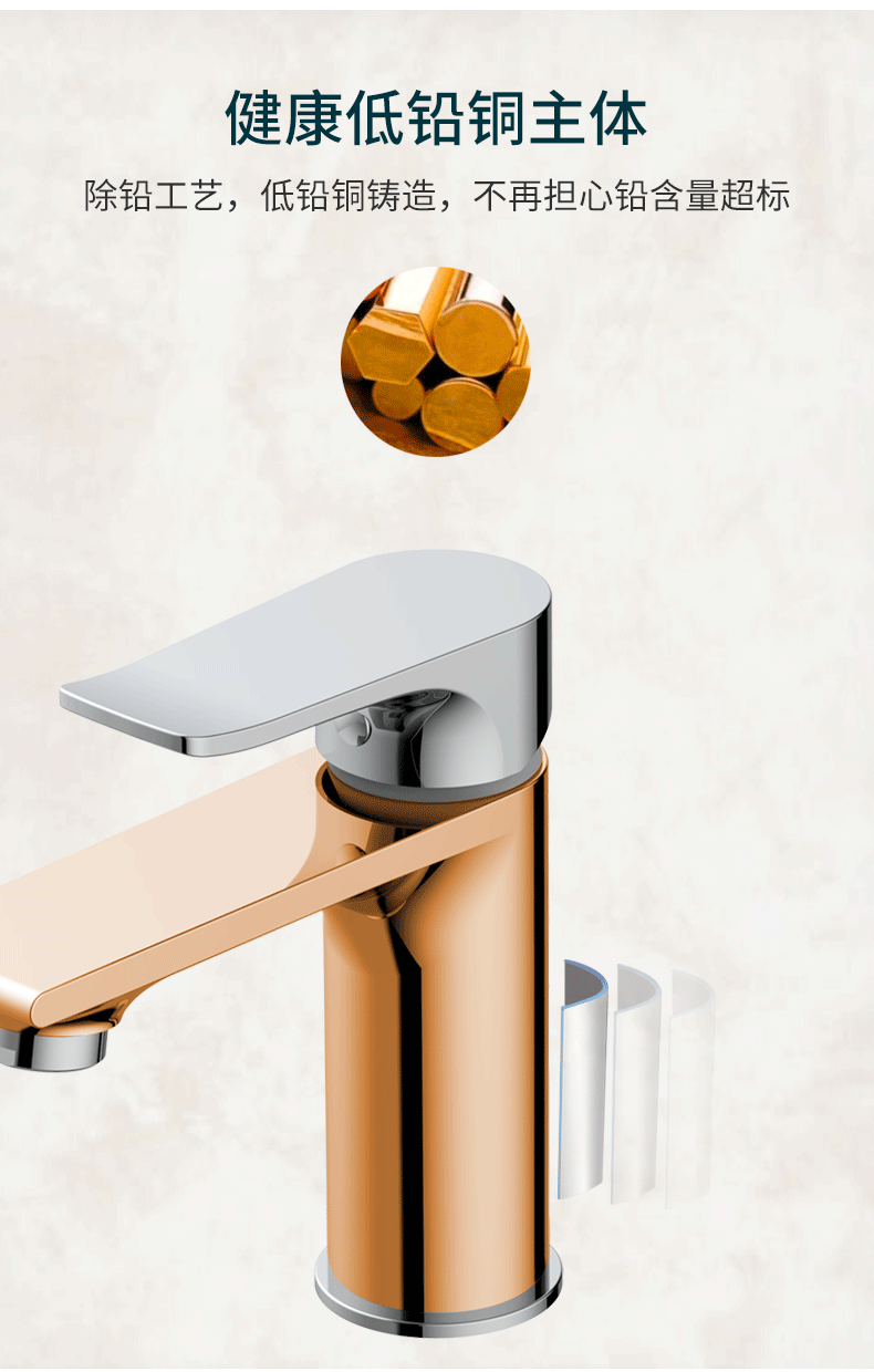 瑞尔特rt水龙头冷热面盆厨房单孔洗脸盆台盆洗手盆卫生间家用酒店水