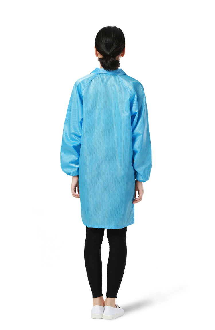 静电衣大褂防静电服工作服 蓝色白色无尘服无尘衣 电子厂静电衣服