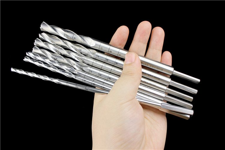 万向华创镊子手术剪器械胫骨隧道空心钻头 9.5*180 孔2.