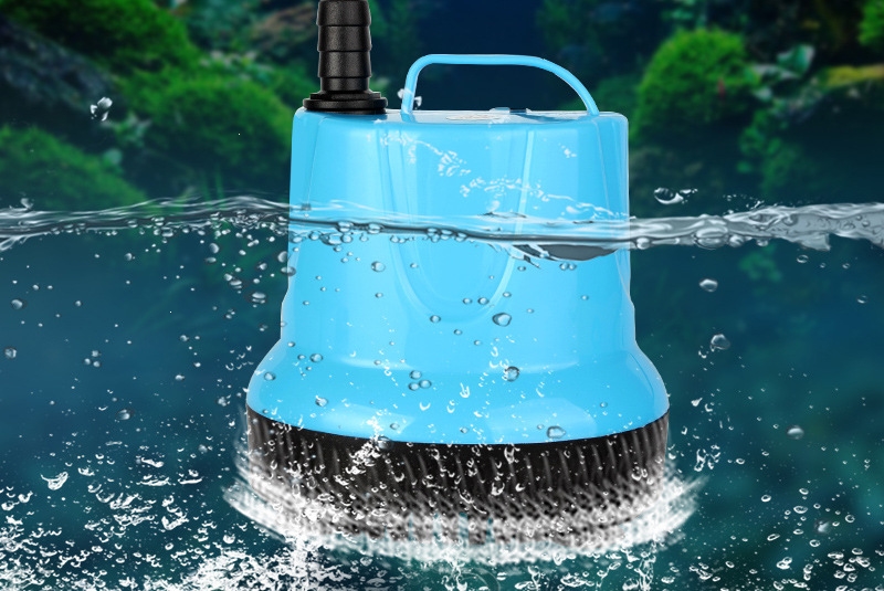 鱼缸潜水泵三合一水泵水族箱底吸泵回固喷泉假山水族循环抽水泵