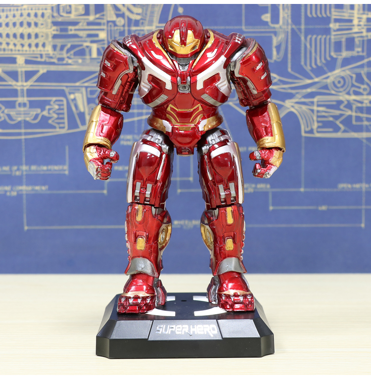 昆吾锋钢铁侠反浩克装甲手办机甲模型关节可动人偶复仇者联盟3玩具七