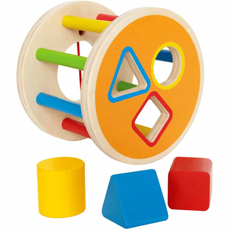 超级新品 积木滚滚乐1-2-3岁宝宝男女孩智力 儿童玩具分类积木盒