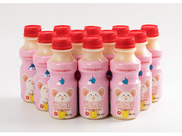 新产臻品天竺山泉胃动力儿童酸奶益生菌草莓味340ml12瓶