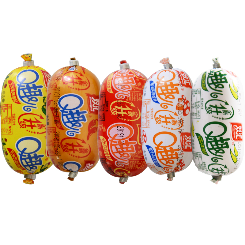 双汇q趣火腿肠70g蘑菇玉米风味即食香肠