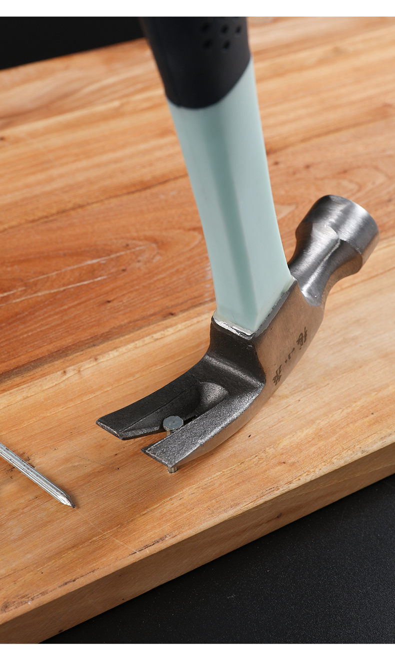 jing ping锤子榔头小铁锤羊角锤家用锤头木工钉锤多功能万用起钉