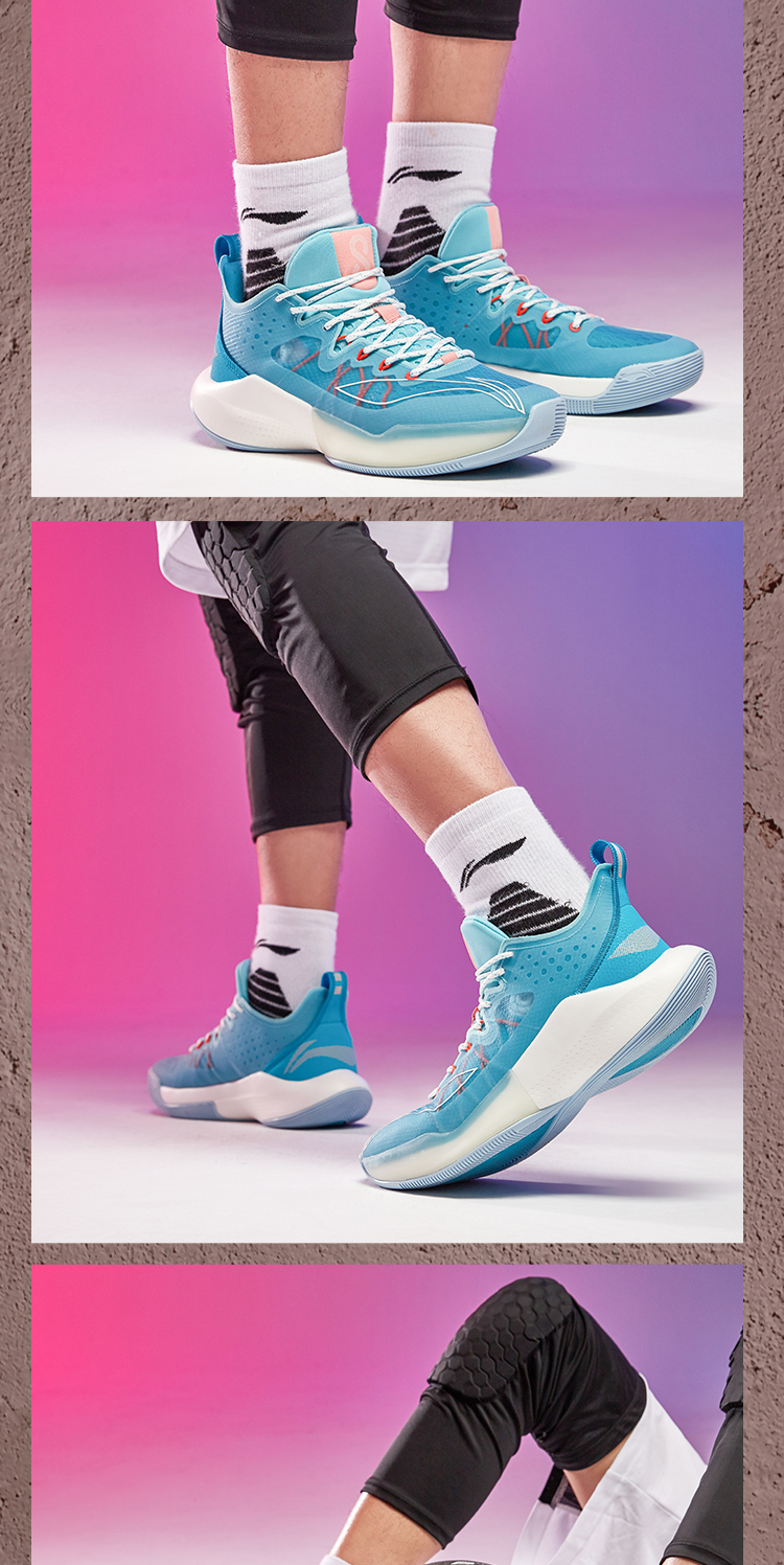 李宁音速8low男子回弹篮球专业比赛鞋abaq0352