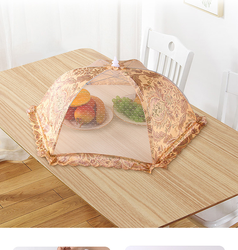 定制菜罩子盖菜罩可折叠透气防尘防苍蝇食物饭菜罩子餐桌剩菜罩家用桌