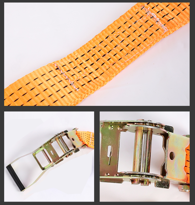 飞机带货车货物捆绑阿斯卡利带集装箱拉紧器5公分加厚涤纶棘轮紧绳器