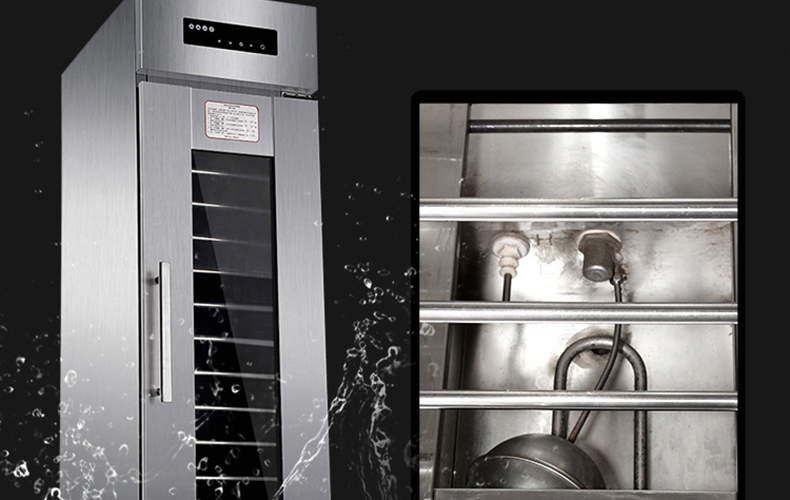 乐创lecon醒发箱fx13ja商用发酵柜单门13盘智能发酵箱全自动发酵箱