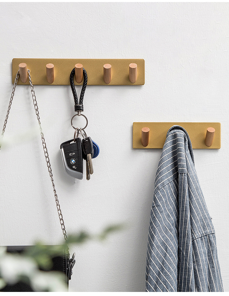 特惠北欧家居客厅卧室墙上钥匙挂钩