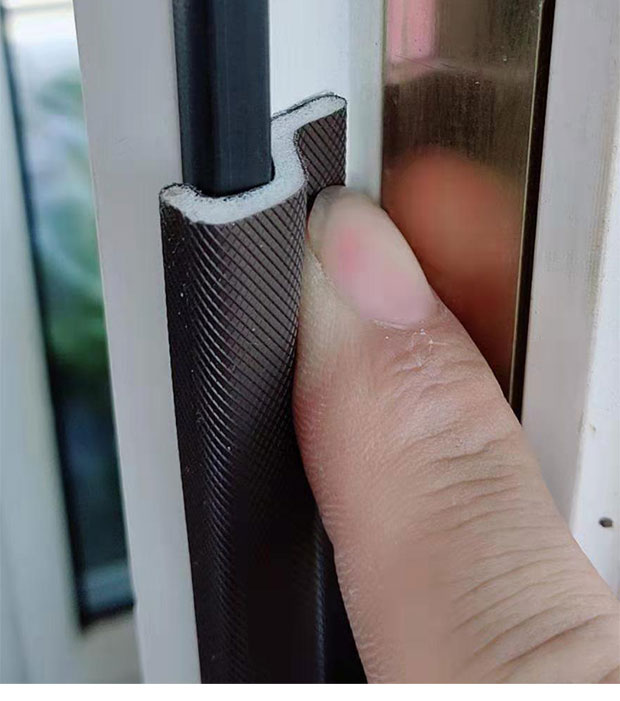久益祥窗用配件型号 定做 铝合金门窗密封条窗户密封条防漏风保暖隔音