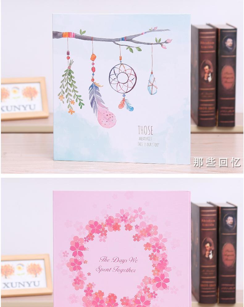 diy相册本纪念册粘贴式创意情侣记录恋爱手绘生日礼物送男友独角兽