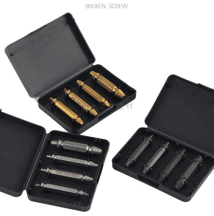 定做 取断丝器高强度取丝器罗丝倒丝拆卸断头断螺丝取出去器工具 镀钛