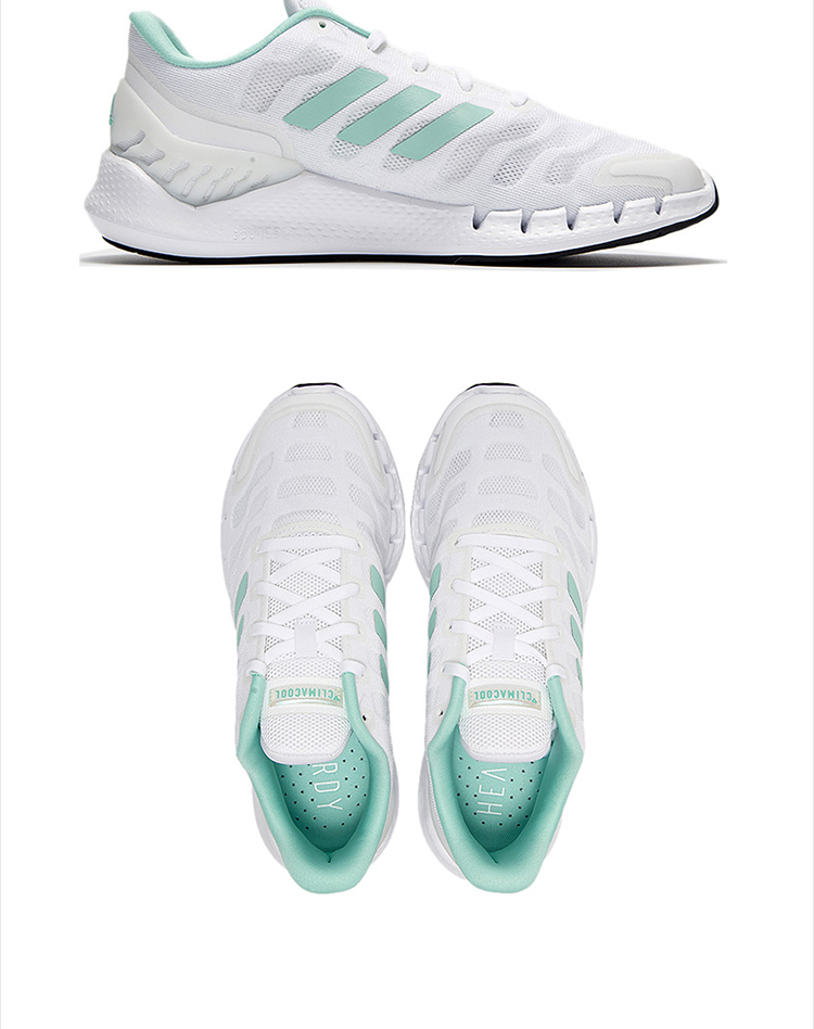 阿迪达斯女鞋跑步鞋2021新款清风系列低帮小白鞋休闲运动鞋fx7357