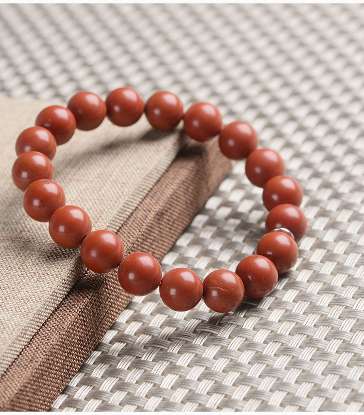 自营 istone石头记一往情深红碧玉手链单圈手串