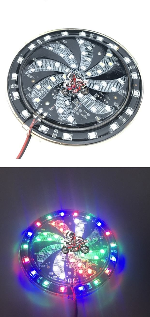 摩托车改装装饰彩灯12v24v36v48v60v72v通用踏板车电动车风火轮车》无