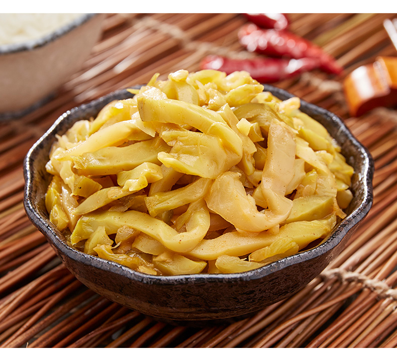 麻油榨菜40g8包榨菜丝榨菜条下饭菜方便小菜酱菜泡菜咸菜