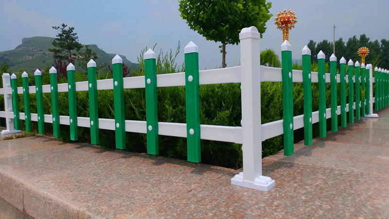 pvc塑钢草坪护栏绿化带围栏花园栅栏农村户外塑料栏杆庭院隔离栏30