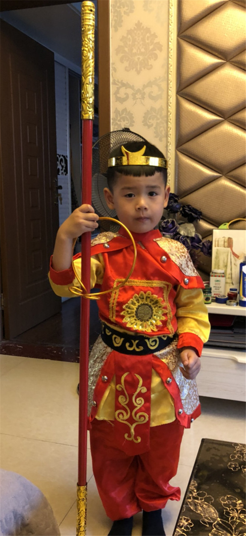 伸缩金箍棒玩具小孩齐天大圣儿童玩具金箍棒塑料孙悟空金箍棒