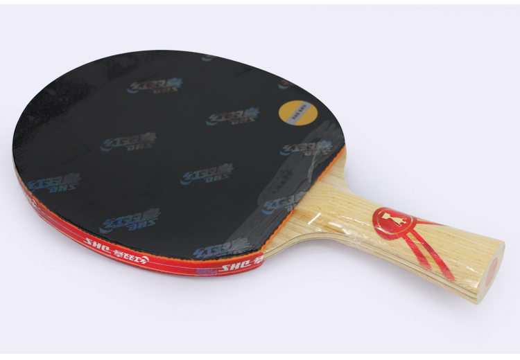 红双喜dhs金牌马龙乒乓球拍狂飙天极胶皮横拍