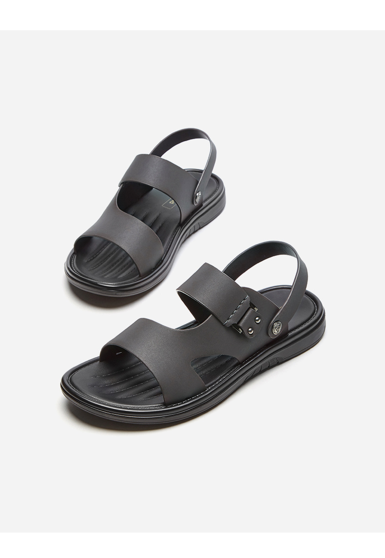 热风hotwind潮流时尚男士凉鞋青年平底休闲沙滩鞋h64m9217