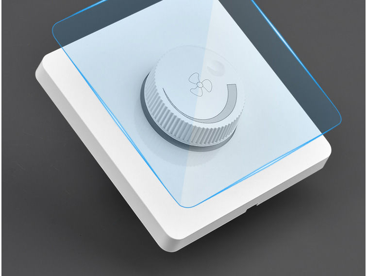 调速暗装旋钮式电风扇调速器开关无极变速器220v暗装86型吊扇通用面板