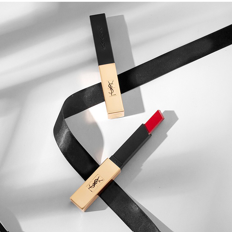 圣罗兰ysl口红杨树林细管柔光纯口红哑光新色持久显色保湿滋润显色不