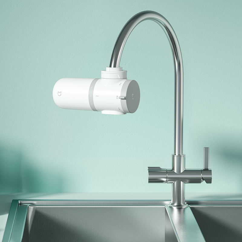 米家龙头净水器一机四芯厨房自来水龙头过滤净水器4重过滤器
