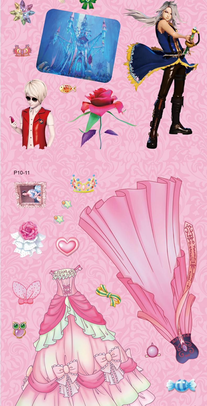 【颜系图书】叶罗丽精灵梦亮闪闪换装贴纸全珍藏全套6册 3-5-6-7岁