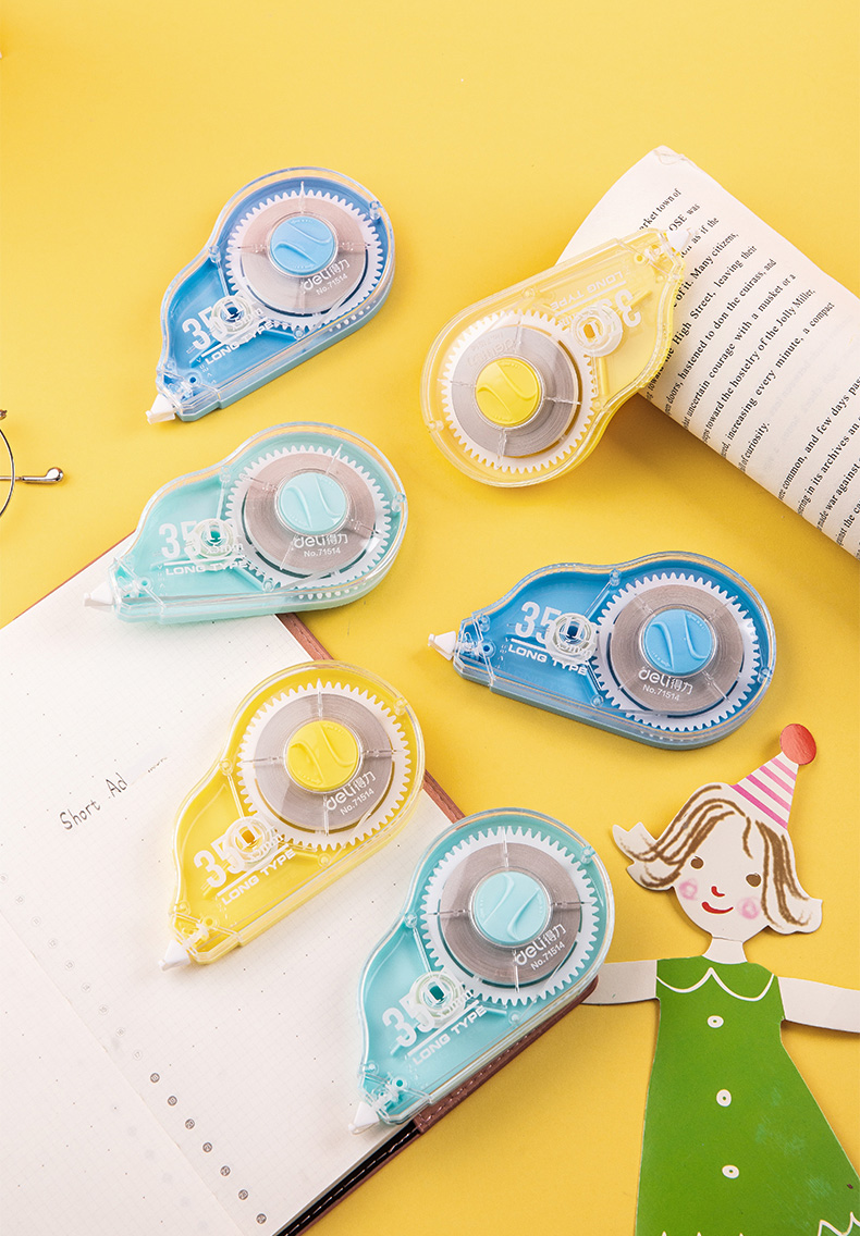 得力(deli)办公文具71514 得力(deli)修正带修正液涂改带改正带文具大