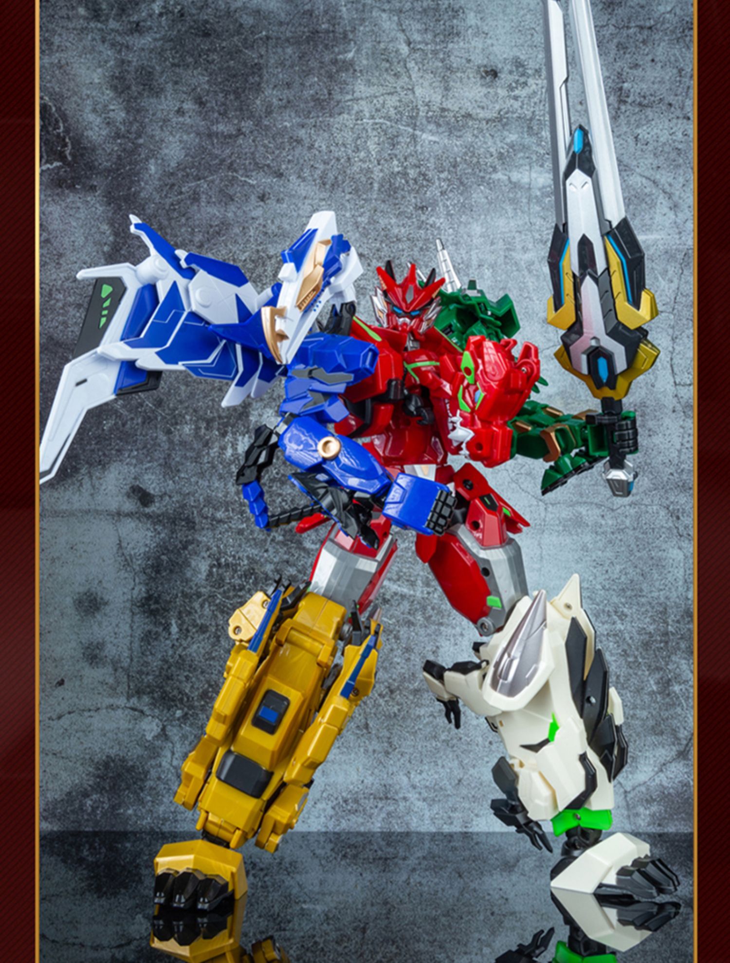 真智力钢铁飞龙2变形玩具男孩恐龙百变6合体龙号机器人金刚儿童五合体