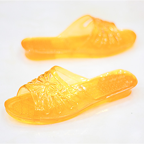 《水晶凉鞋女塑料老式简约怀旧80年代复古鱼嘴果冻鞋夏外穿防滑软底