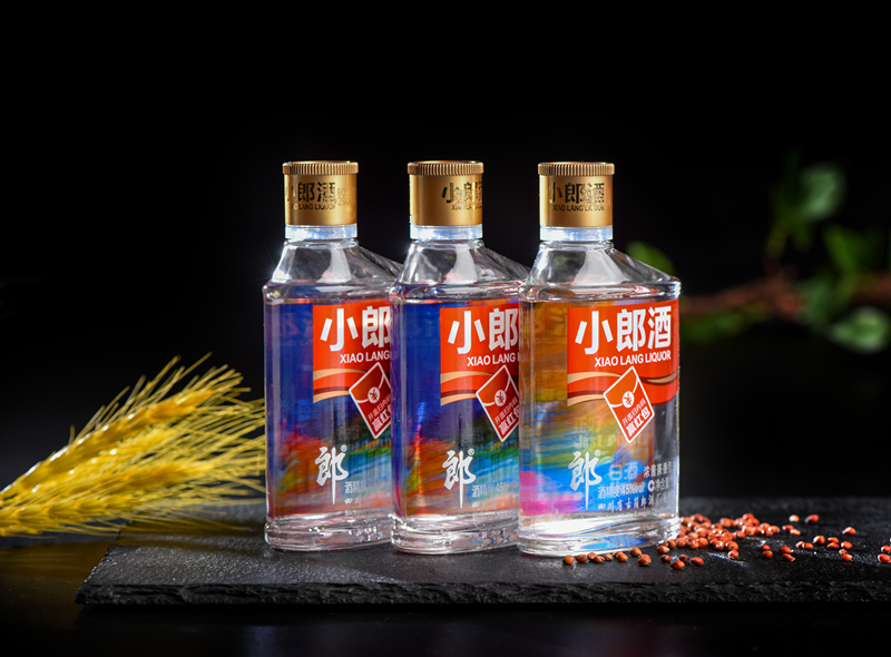 郎酒小郎酒精酿炫彩45度100ml*6瓶装浓酱兼香型白酒歪嘴郎小酒版