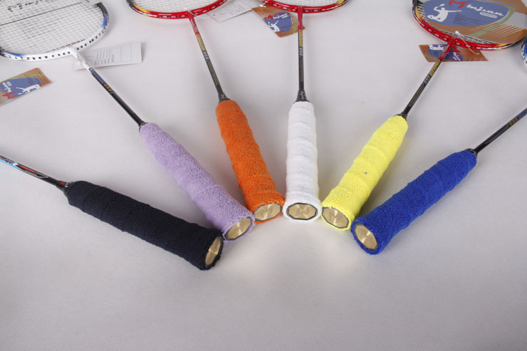 买就送多一条羽毛球拍大盘毛巾胶手胶汗带把胶防滑柄皮超纤防滑