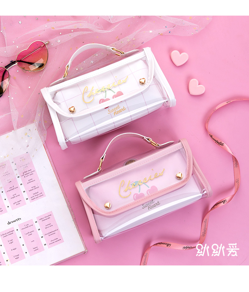 少女心笔袋大容量高颜值小学生网红可爱日系简约ins潮铅笔文具盒