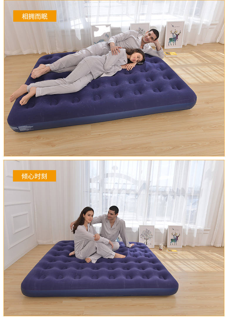 送气泵送气枕气垫床气床垫双人家用气垫气床单人旅行床充充加厚床修补