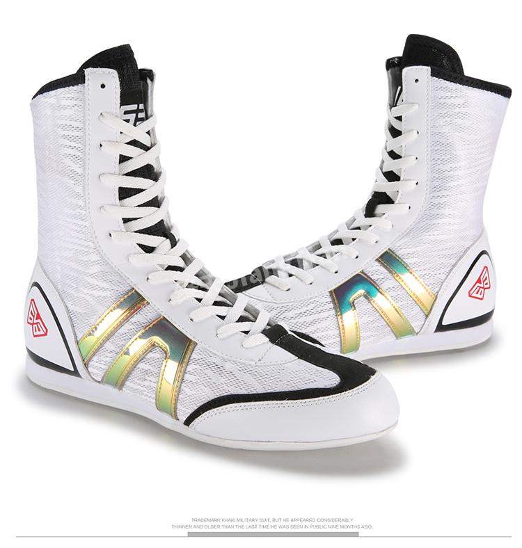 品牌拳击鞋男儿童成人深蹲鞋 专业拳击训练鞋泰拳散打鞋子自由搏击鞋