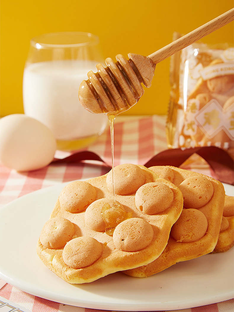 比比赞港式鸡蛋仔蛋糕300g早餐面包点心网红糕点零食品小吃休闲食品