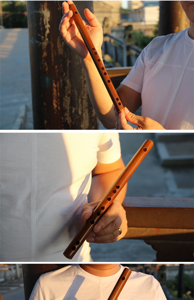 迷你短笛无膜孔学生入门竹笛小笛子随身初学者儿童成人乐器女 短笛d调