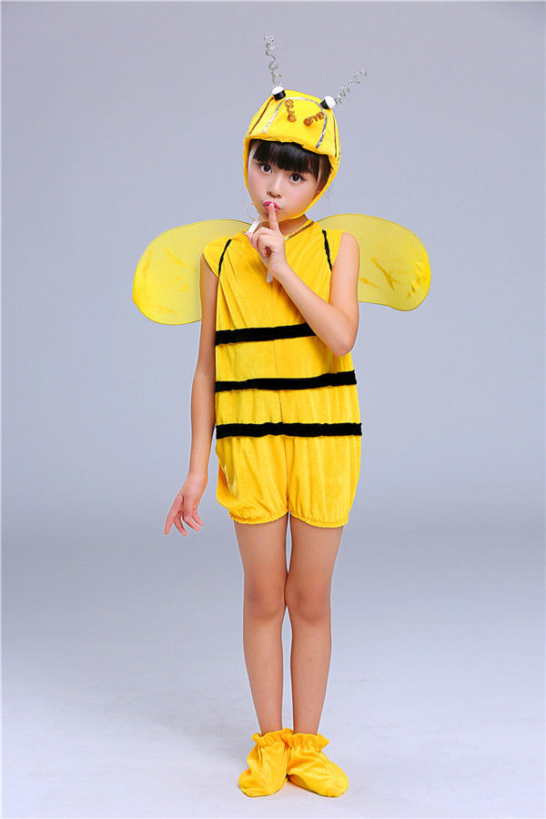儿童小蜜蜂演出服六一儿童节幼儿园舞蹈服卡通动物表演服新款造型裙款