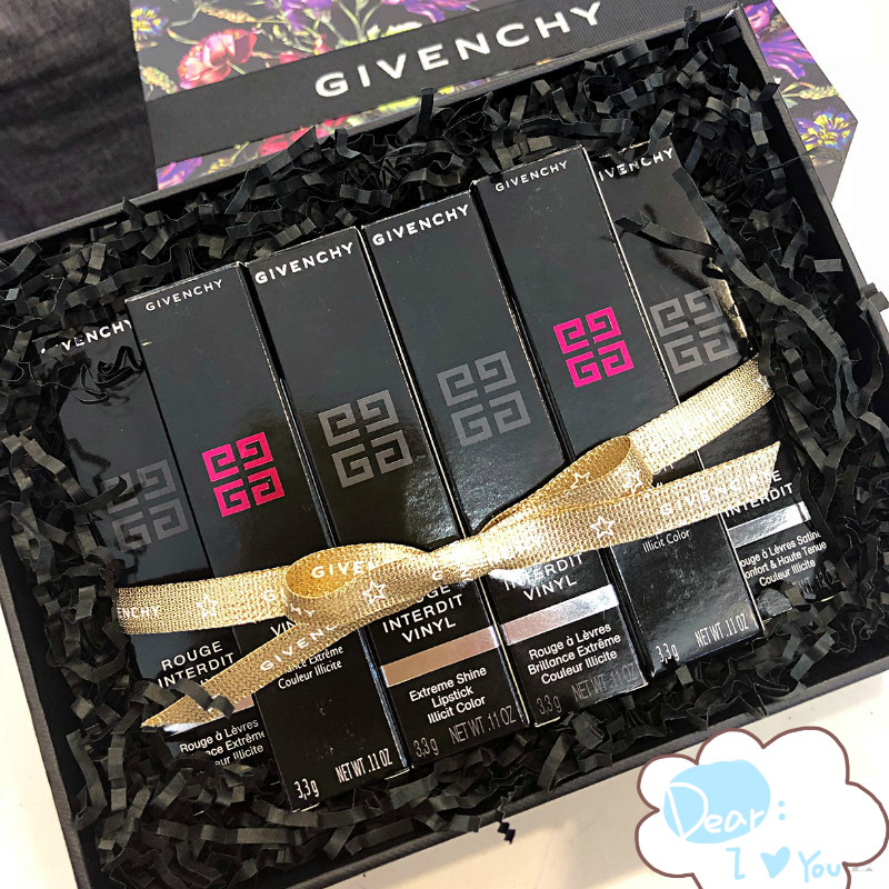 《七夕礼遇》givenchy/纪梵希七夕限量口红唇膏礼盒套装 禁忌之吻 小