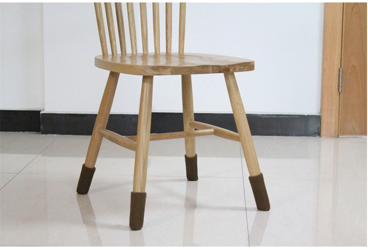 加厚款耐磨椅脚套餐椅脚套凳脚套椅腿套桌椅脚套24只 黑色