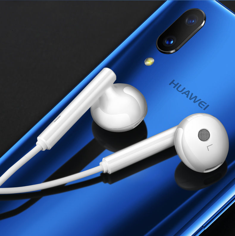 华为原装耳机am115有线mate40半入耳式8x畅享10荣耀9麦芒手机通用