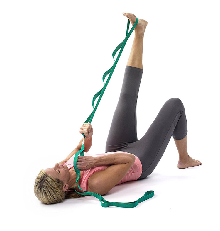 曼娅茹艾扬格25米辅助瑜伽绳子伸展带拉力带纯棉拉筋韧带拉伸器