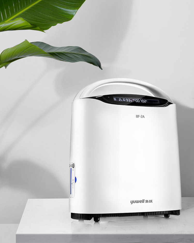 鱼跃yuwell2l升医用制氧机8f2a便携款家用老人孕妇吸氧