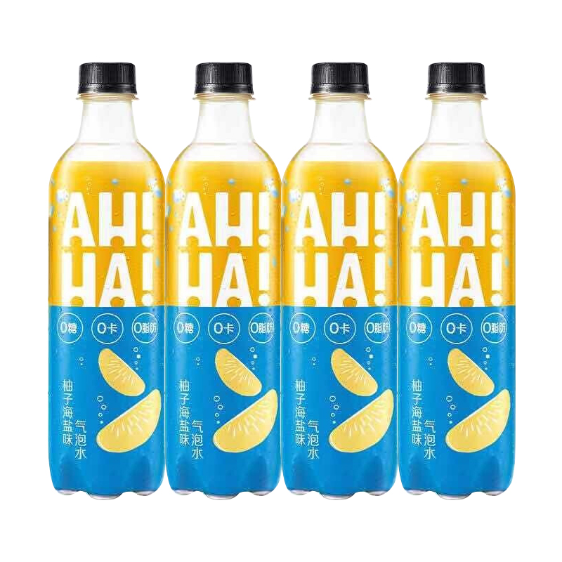 可口可乐 Cocacola 碳酸饮料可口可乐出品ahha 小宇宙气泡水柚子海盐味480ml 12瓶 价格图片品牌报价 苏宁易购昭武食品专营店