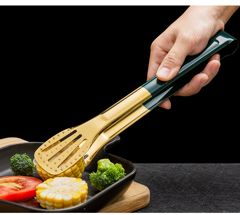 不锈钢食品夹子厨房油炸夹子烤肉夹食物夹烧烤夹子牛排夹菜夹烧烤用品