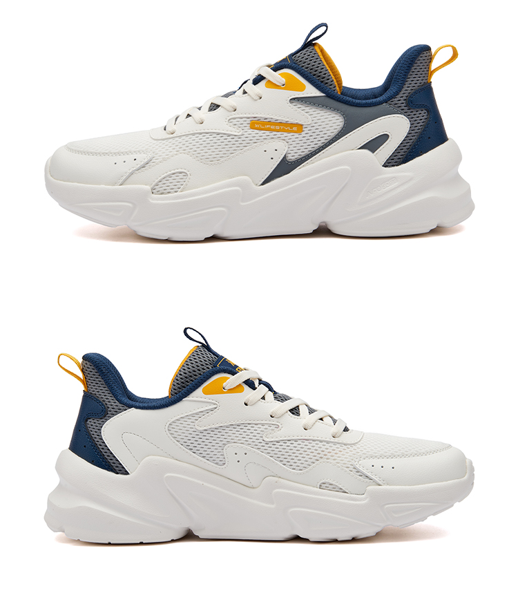 361°跑步鞋 361°男鞋运动鞋新款网面透气运动复古跑步鞋【价格 图片