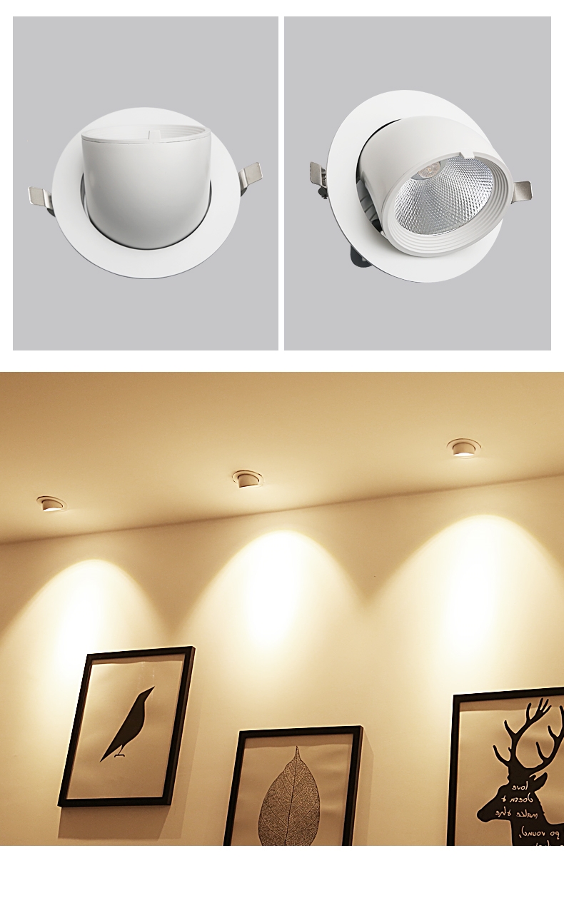 古达led照明/光源xg-xbd led射灯北欧古达象鼻灯嵌入式家用筒灯单灯